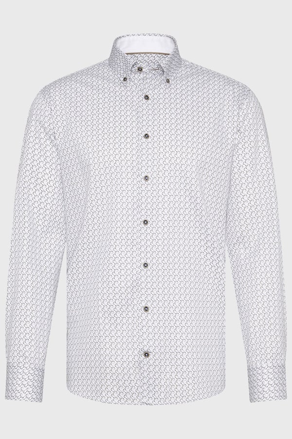 ΑΝΤΡΙΚΟ ΠΟΥΚΑΜΙΣΟ BUGATTI - 10 ΛΕΥΚΟ